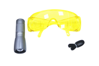 1007926 Набор BC-UV-L-1 для поиска утечек в кейсе( UV фонарик ультрафиолетовый + очки)