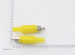 Разъем RCA "шт" пластик на кабель желтый 1-200 (14-0402)