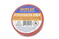 Изолента 15mm х 10м красная Isoflex