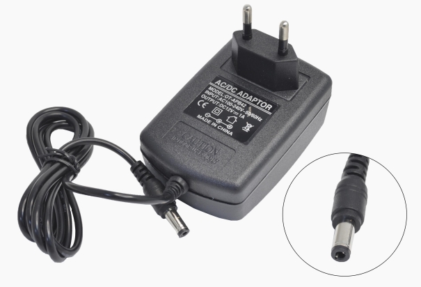 Блок питания 220V/12V  1.0A OT-APB42 (черный) (5.5x2.5) импульсный адаптер