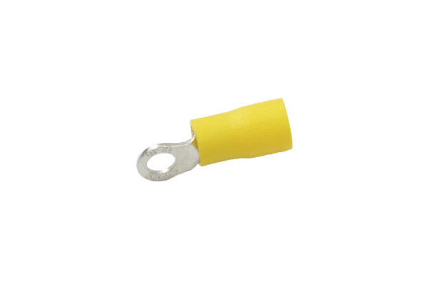 Клемма кольцевая D= 4.0mm желтая 08-0051