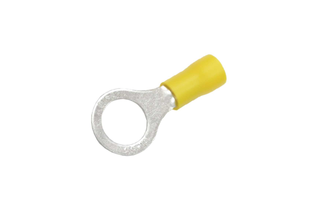 Клемма кольцевая D=10.0mm желтая 08-0055
