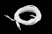 Кабель More choice UK22i AUX аудио 3,5мм - Lightning 8-pin  2m, белый
