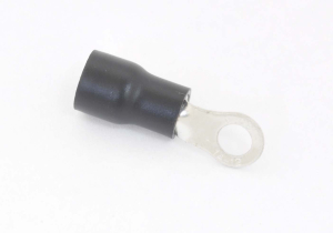 Клемма кольцевая D= 4.0mm черная (изолированная) НКИ 4.0-4 / RV3.5-4