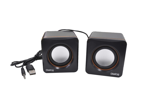 Колонки 2.0 Dialog Colibri AC-04UP black-orange 6W RMS
