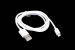 30502 Кабель Qumo USB-Apple 8pin, PVC, 1.0м, white — фото 1