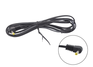 Разъем питания 4.0x1.7mm "шт" угловой с кабелем 1.8м 5-587 1.8
