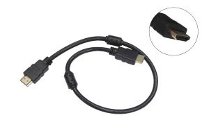 Шнур HDMI - HDMI пластик gold 0.5м 5-813 0.5
