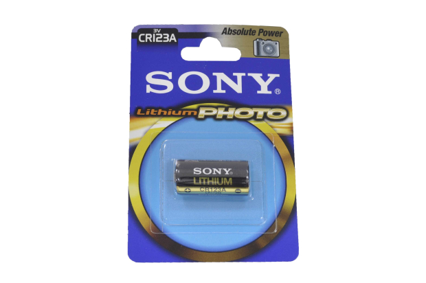 Sony CR123 (CR123A-B1A) lithium 3V батарейка