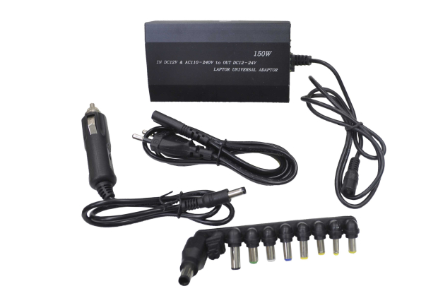 Блок питания для ноутбука сеть/авто 150W + 10 переходников
