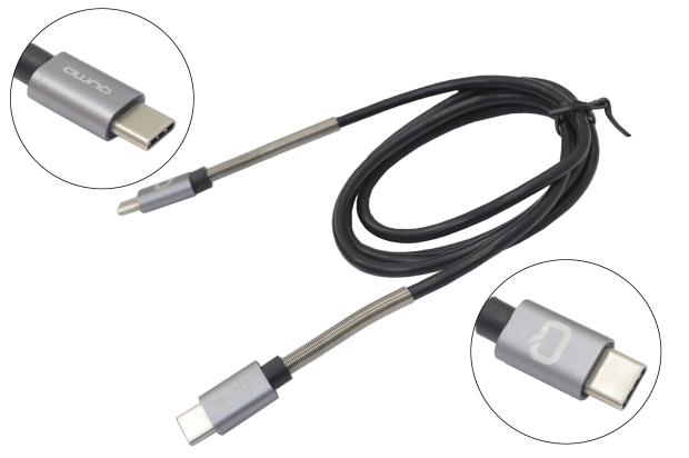 24158 Кабель Qumo type-C - type-C 1м. USB 2.0, 2A, 40W