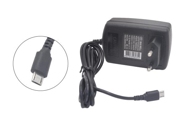 Блок питания 220V/ 5V  2.0A Manwell YW050V020 (micro USB) импульсный (адаптер)