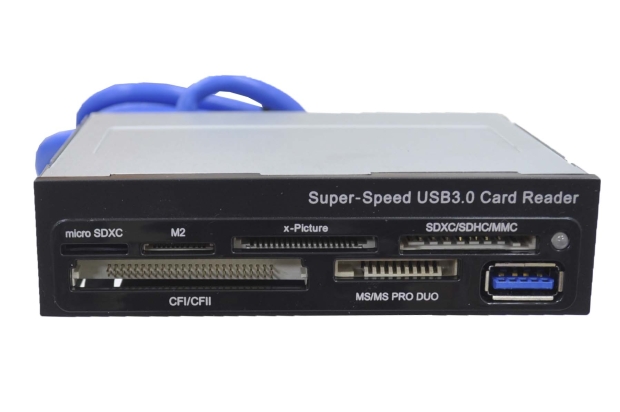 0277330 Картридер Ginzzu OEM USB 3.0 GR-166UB