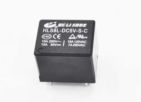 Реле HLS-T73 (HLS8L-DC05V-S-C) Катушка 5V, одна группа (1C), 10А 19,0х15,8х15,5