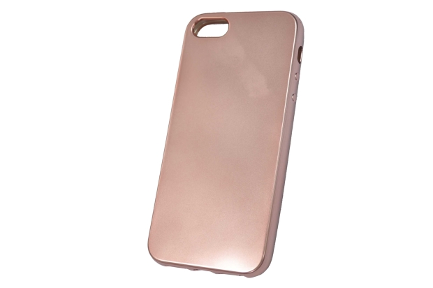 Чехол "Матовый хром" iphone 5/5S (розовое золото) 00-097