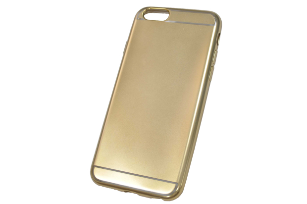 Чехол "Матовый хром" iphone 6/6S (золото) 00-100