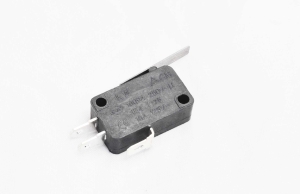 Микропереключатель KW7-0 (B180E) on-(on) 250V 5A черный 3-pin с рычагом 25.0mm