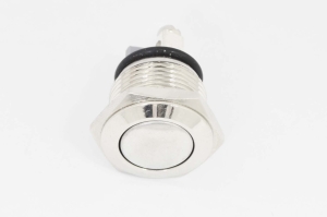 Кнопка PBS-28B Off-(On) D=16mm (антивандальная) 250V 2A  без фиксации