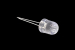 Светодиод 10мм ARL2-10203 URC - красный прозрачный (20mA 2000mcd 20° 12V)