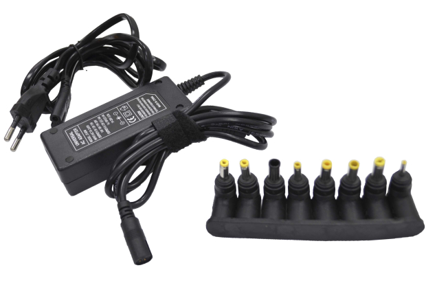 Блок питания с автоматическим подбором U9.5-20V 3.0A 40W + 8 переходников TD-403