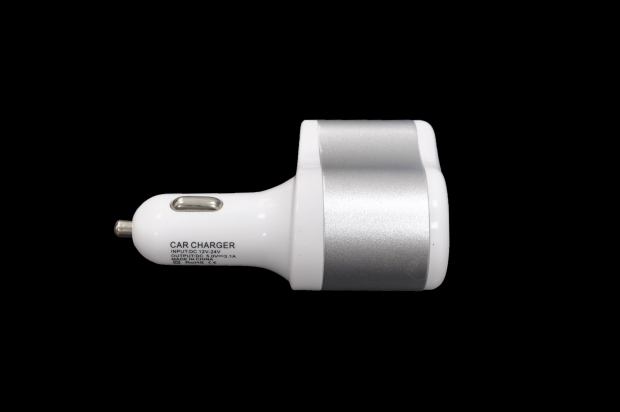 Разветвитель автоприкуривателя 1 шт.- 1 гн.+2xUSB №342