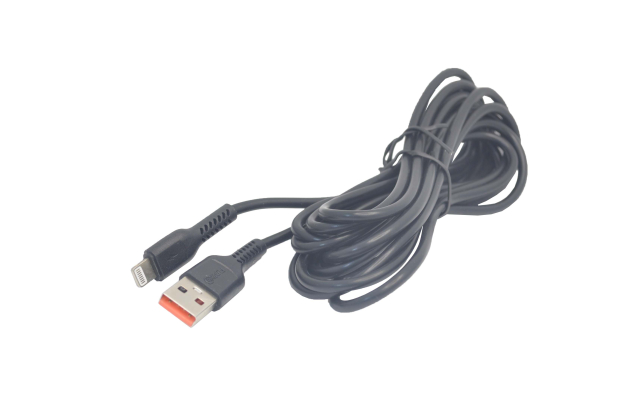 CA01 Кабель Fumiko USB - Lightning, 2A, 3m, черный