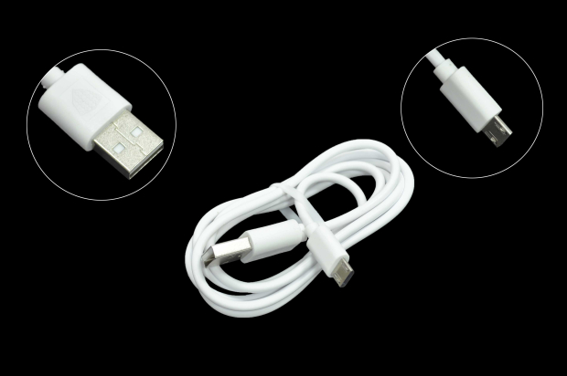 Шнур USB 2.0 AM > microB 1.0м белый INKAX CK-13