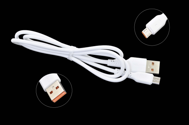 22547 Кабель Walker C315 USB - microUSB, белый