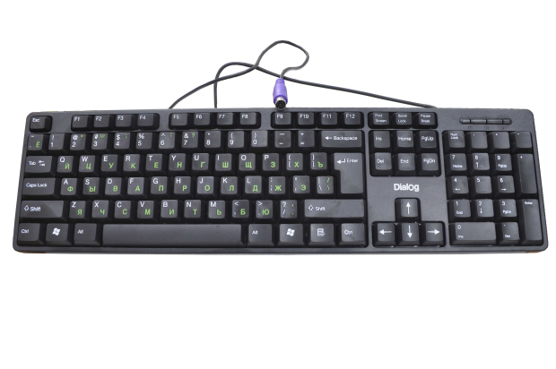 KS-030P Клавиатура Dialog Standart PS/2  black