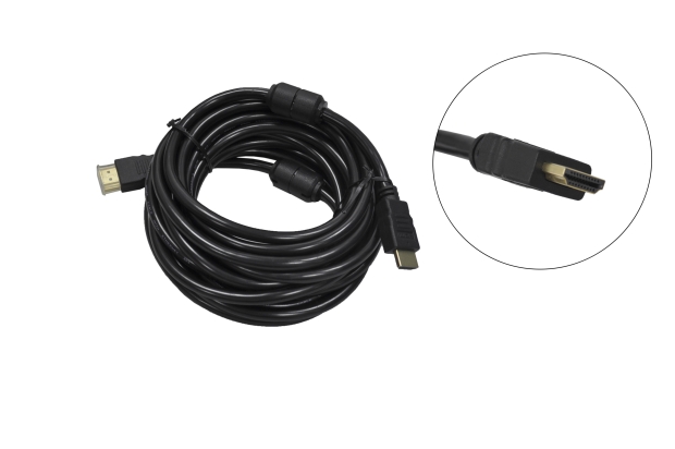Шнур HDMI - HDMI ver 1.4 gold 5.0м 17-6206-6