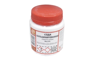 Сода кальцинированная (натрий углекислый - Na2CO3) 200 г.