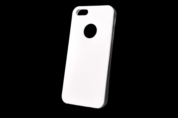 Чехол "под кожу" iphone 5/5S (белый) 00-159