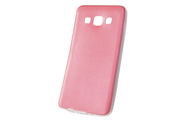 Чехол "под кожу" Samsung Galaxy A3 (красный) 00-167