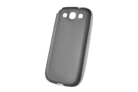 Чехол "под кожу" Samsung Galaxy S3 (черный) 00-181