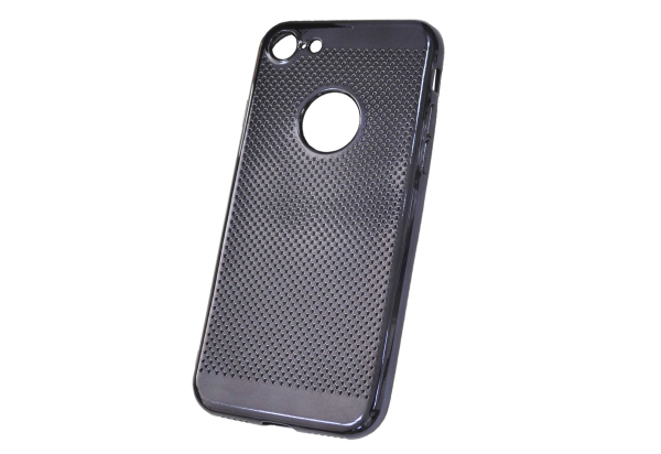 Чехол "Re:case Perforation glossy" iphone 7 (черный) 00-218