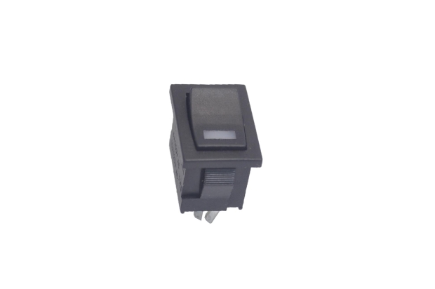 Переключатель MIRS-101-3 On-Off 250V 6A черный + LED зеленый 1.8V