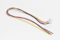 Разъем 1007 4-pin с кабелем 0.30м AWG26 (красный+желтый+черный+черный)