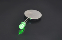 Светодиод  5мм 5RGWC - зеленый (8000mcd 15° 3.4V)