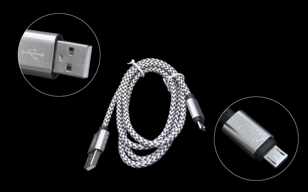 13627 Кабель Walker C520 USB-microUSB  в полиуретановой обмотке, белый