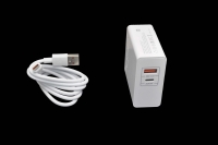 Сетевое зарядное устройство Xiaomi PD Type C 180W+QC3.0 USB 20W 3A Type-C белое