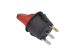 Переключатель KCD1-101N-5H On-On красный 250V 6A (3c)