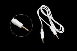 Шнур 3.5mm "шт" стерео - 3.5mm "шт" стерео  1.0м 5-032-1.0