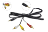 Шнур 3.5mm "шт" 4C - 3 x RCA "шт" 1.5м 5-038-1.5
