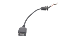 Разъем питания DC USB "гн" с кабелем 0.1м 0.5mm2 Strong