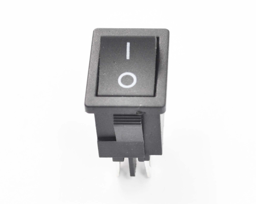 Переключатель KCD1-104-C On-Off черный 250V 6A (4c)