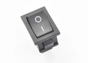 Переключатель KCD1-101-C3-B On-Off черный 250V 5A (2c) (107312)