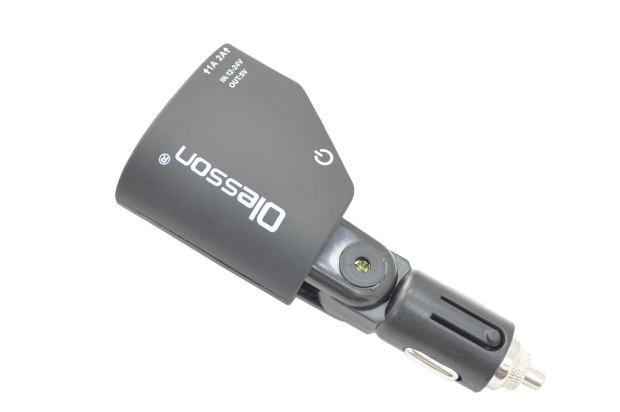 Разветвитель автоприкуривателя 1 шт.- 1 гн+2xUSB Olesson №1351