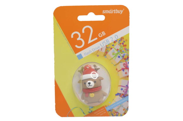 Флэш 32Gb USB2.0 Smart Buy Олень