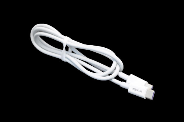 24850 Кабель Walker C850 Type-C-Type-C, 30W, белый