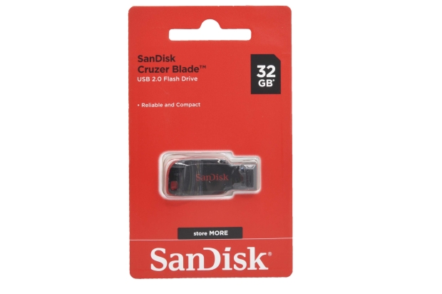 Флэш 32GB Sandisk Cruzer Blade Bilster Black Z50